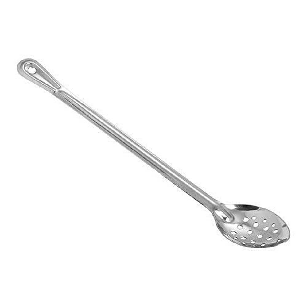 Winco 18" / Perforated / Silver Cooking Spoons