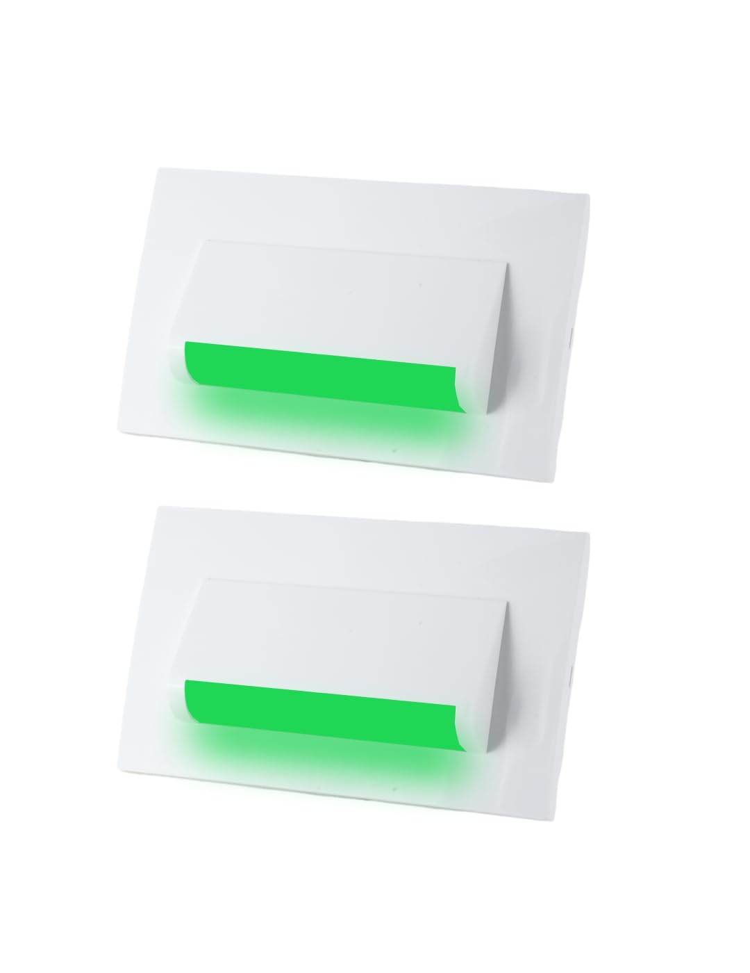 Classic 3&4 M Western LED Foot Light Convertible Under Cabinet Light, Soft White Outdoor Deck Wall Recessed Foot Stair Nosing Light (Green, Pack of 2)-image-4