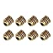Leapiture 50Pcs M4x8mm Zinc Alloy Drive Head Nut Furniture Nuts Threaded Drive Shaft Nut Drive Hub Nut Drive Gear Nut Compact for Industrial Wood