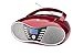 Produktbild Dual P 60 BT Portable Boombox (UKW-Radio, CD-Player, Bluetooth für Audiostreaming, USB-Anschluss) Rot