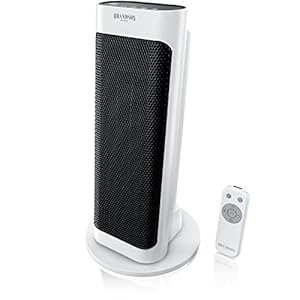 Brandson – 2000 Watt Keramische Ventilator Heater met Afstandsbediening – Eco Modus – Ruimteverwarmer – 2 Warmte Levels…
