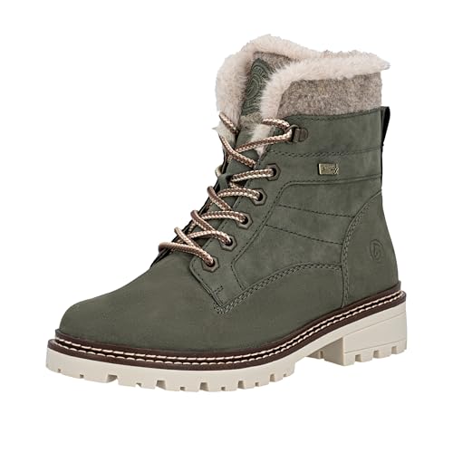 Remonte Femme D0b81 Bottes à Lacets pour soulager les pieds sensibles en marchant