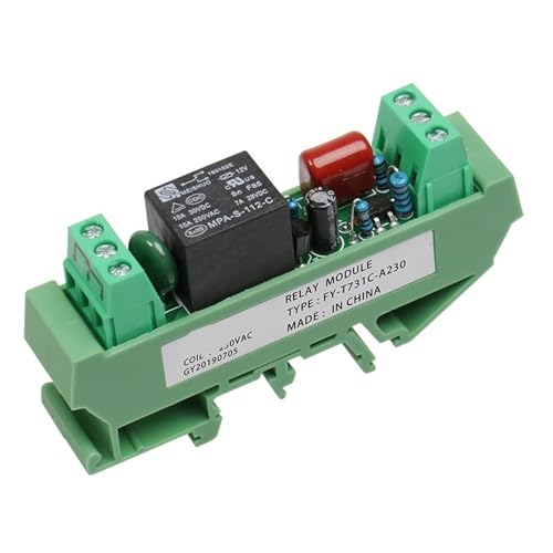 Módulo relé DIN Rail 24V AC DC interface NPN PNP para cuadros eléctricos 5