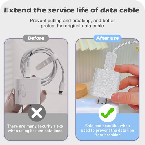 Câble de données économiseur de fil contre la casse chargeur Apple