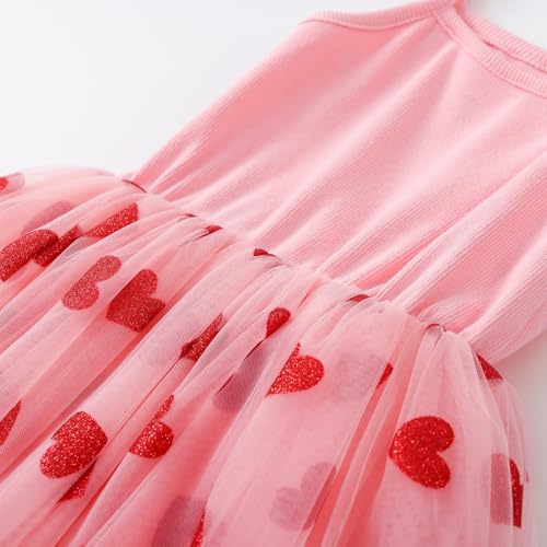 Image of GSVIBK Baby Girls Tutu Dress Sleeveless Toddler Cotton Tulle Skirt Princess Party Prom Dresses