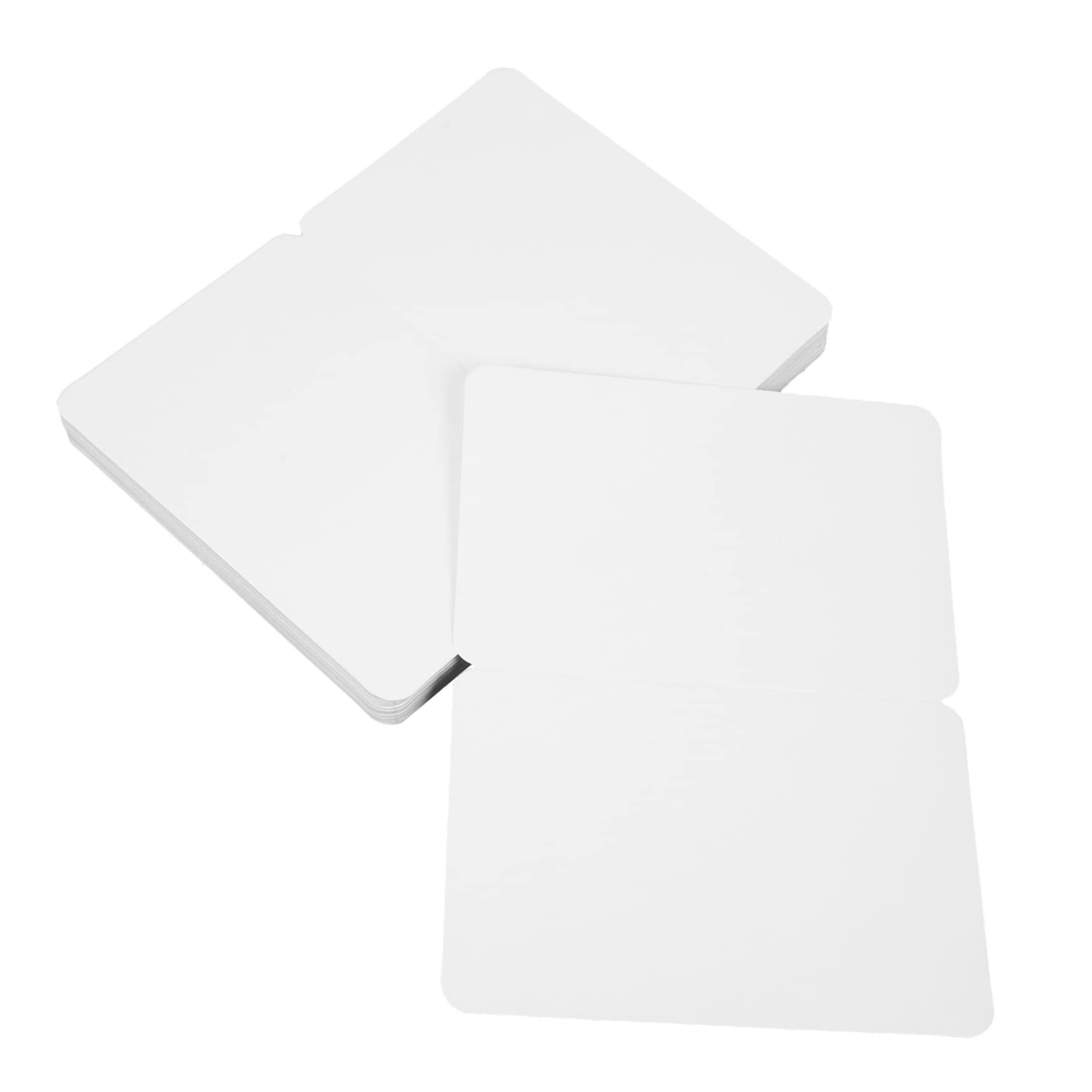 100pezzi Biglietti Di Auguri Pieghevoli Per Festival Biglietti Vuoti Per Natale Ringraziamento e Feste Carta Bianca Scrivibile Per Messaggi Personalizzati