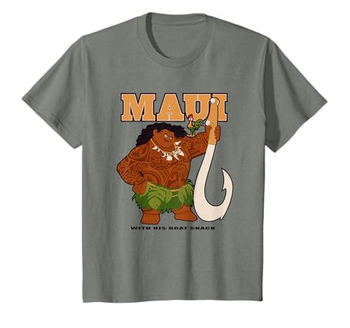 Enfant Moana Maui With Boat Snack T-Shirt