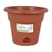 Greentime Eco 52120 Maceta con Plato, 30 cm, Multicolor