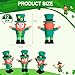 MM MEGIJAAKI 12 Pack Mini Leprechaun Figurine St. Patrick's Day Mini Figures to Hide, Small Leperchan Figurines for Leprechaun Trap Table Decor (12)
