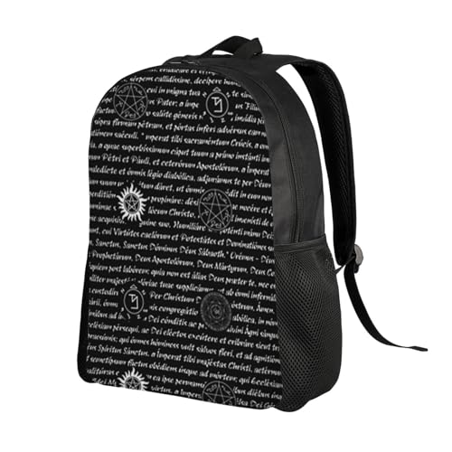Sac à dos imperméable léger Supernatural Inspiration noir pour travail - 2