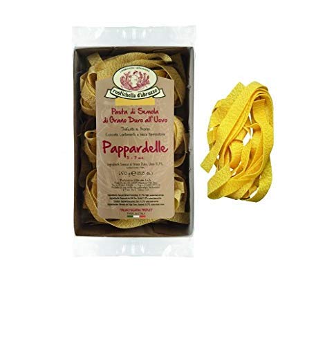 Rustichella d'Abruzzo - Pappardelle - Confezione da 12 confezioni da 250 g - Totale 3 kg