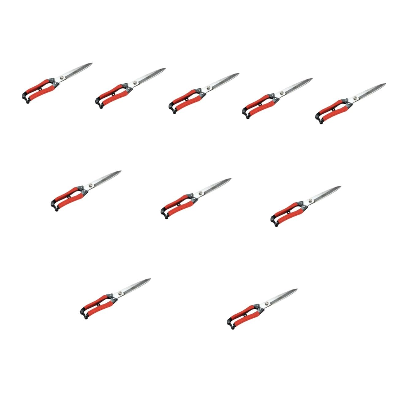 Operitacx 10pcs Animal Hairdressing Tools Pet Scissors Precision Cut Easy to Use Sheep Hair Scissor Made of Carbon Steel Leather Non-slip Random Color