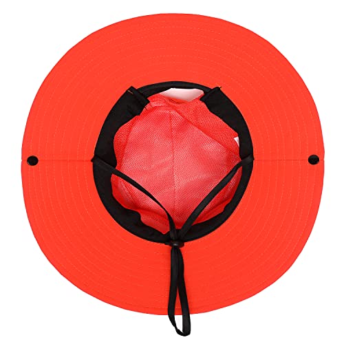Image of Womens Summer Sun Hat Beach Hat Wide Brim Outdoor UV Protection Hat Foldable Cool Mesh Ponytail Bucket Hat