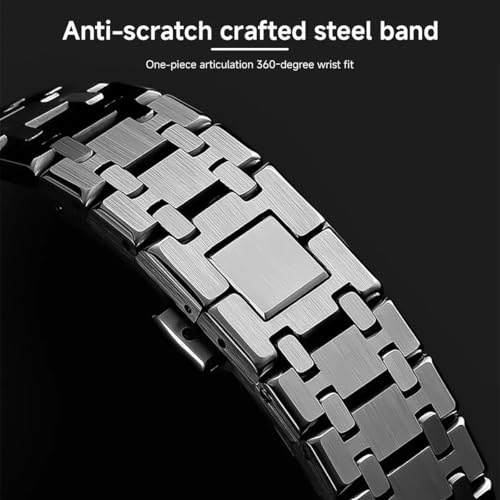 Bracelet acier Samsung Watch 7 Ultra 47mm sans espacement robuste et anti-rayures SCRUBY - 6