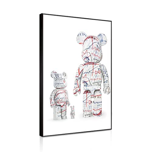 Amazon.co.jp: be@rbrickアートパネル ベアブリック壁掛け絵画 油絵 