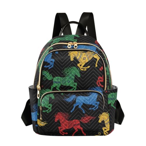 Sac à dos femme antivol décontracté taille M motif tribal chic