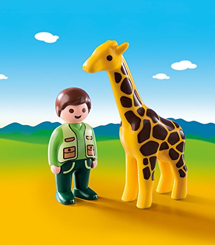 Playmobil-9380-dierenverzorger-met-giraffe-spel