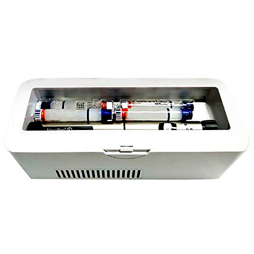 Image of Maxbell Portable Mini Medicine 0 to 8 Degree Freezer Insulin Cooling Travel Car Refrigerator for Diabetic Patient 9 Hours Standby (White)