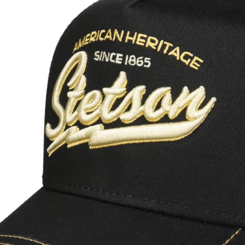 Image of Stetson American Heritage Trucker Cap Men Breathable Mesh Snapback Summer Winter