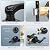 Knobonly 1 Pack Keyed Alike Front Door Handle with Single Cylinder Deadbolt, Matte Black Exterior Door Lock Set, Zinc Alloy