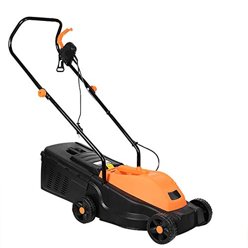 Rasenmäher Räder, 1300-watt-elektro-kreiselmäher, 32-cm-schnittbreite, 30-Liter-grasfangkorb, 3 Hebel Für Die Schnitthöhe, Doppelter