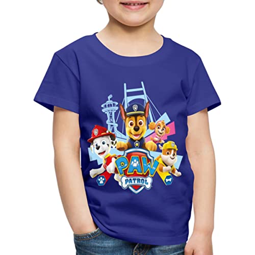 T-shirt Paw Patrol enfant La Pat' Patrouille imprimé Spreadshirt col rond coton