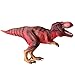 Produktbild FLORMOON Dinosaurier Spielzeug - Realistisch Tyrannosaurus Rex Dinosaurier- Klassische Plastik Dinosaurier Figuren - Geburtstagstorte Dekoration, Partyzubehör für Kinder(Rot)