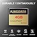 KINGDATA Compact Flash Card 2Pack 4GB CF133X FAT32 Type I for Equipment Vintage Digital Cameras