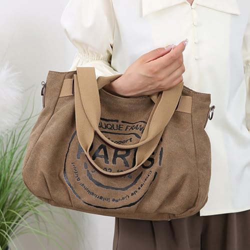 Sac de cours en toile style coréen pour fac et sorties