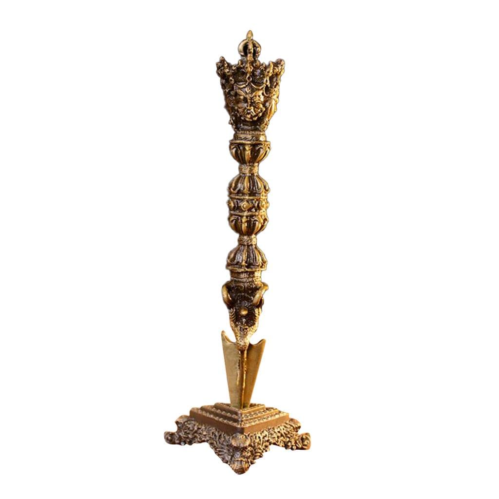 ATORSE® Double Layer Tibetan Buddhism Dorje Vajra Phurba Amulet Nepal Craft Ornament