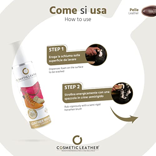 Schiuma per lavaggio a secco scarpe in camoscio
