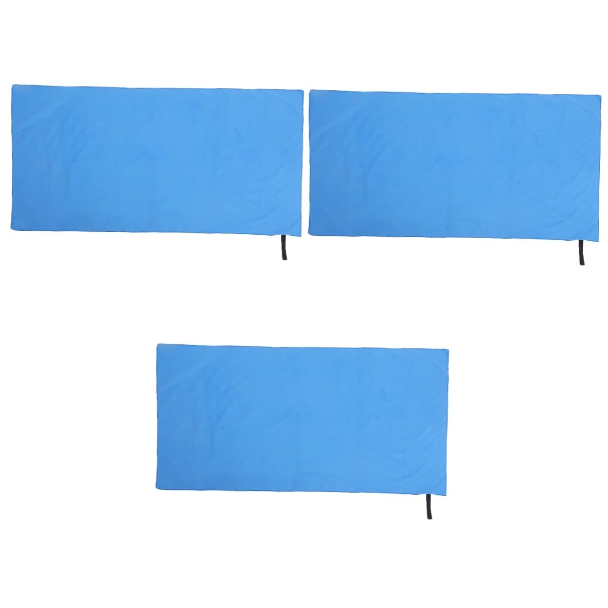 ULTECHNOVO 3 Pezzi Asciugamano Microfibra da Spiaggia e Palestra Asciugatura e Assorbente Telo Mare da Viaggio Multifunzionale per Piscina e Sport Acquatici Blu