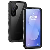 Lanhiem for Samsung Galaxy S25 FE Case, IP68 Waterproof Dustproof with Built-in Screen Protector, Heavy Duty Full Body Protective Phone Case for Galaxy S25FE 5G 6.7 Inch, Black