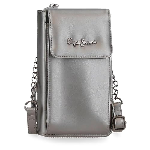 Pepe Jeans Ruby Phone Case Bag, Equipaje-Bolsa de Mensajero para Mujer, Antracita, Talla única Pepe Jeans Ruby Phone Case Bag, Equipaje-Bolsa de Mensajero para Mujer, Antracita, Talla única