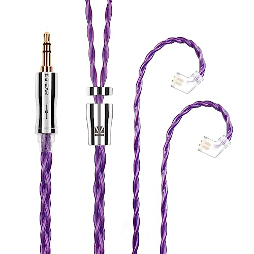 Yinyoo �C���z�� �����p�P�[�u�� QDC 3.5mm KBEAR �s KBX4989 6N�P������ 4�c �C�����j �A�b�v�O���[�h�P�[�u�� �������P �w�b�h�t�H�� �����p�P�[�u�� hi-fi�I�[�f�B�I �C���z�� ���P�[�u�� �i�p�[�v���EQDC3.5m