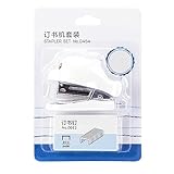 GPAHRRDNIJ 1PC Creative Mini Stapler Cartoon Dolphin Shape Stapler Learning Stationery Crafts for Adults (White, One Size)