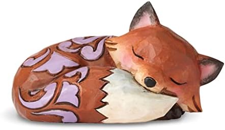 Enesco Jim Shore Heartwood Creek Fox Sleeping Miniature Figurine, 1.625 Inch, Multicolor image 3