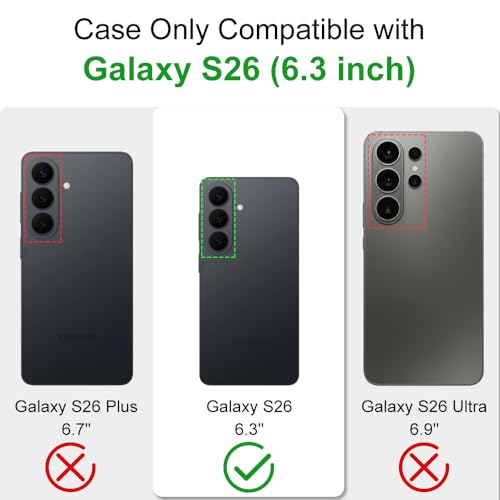 Image of MALEWOLF Stand Case for Samsung Galaxy S26 Compatible with Magsafe, Translucent Magnetic Cover [Military Grade Protection] [Anti-Slip Technology], Color Hybrid Galaxy S26 Phone Case (Brown)