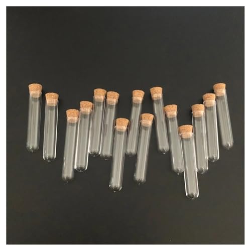 Tubes à essai en plastique avec bouchon liège pour décoration de mariage et dragées