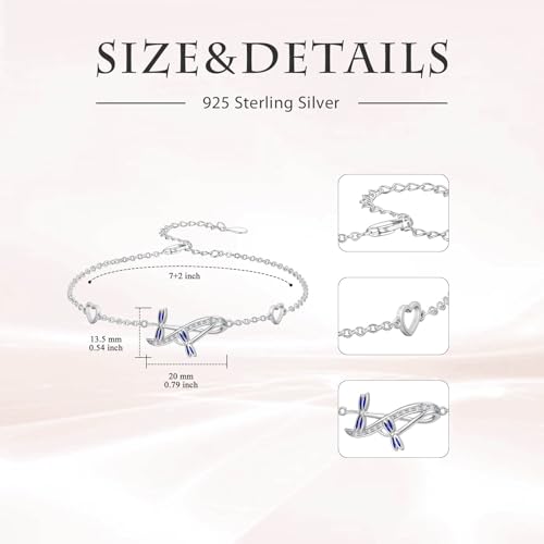 Image of 925 Sterling Silver Layered Ankle Bracelets for Women Jewelry Gifts | 925 Sterling Silver Layered Sea Turtles /Elephant /Wave Anklet Animal Bracelet Summer Ocean Beach Jewelry Gifts for Women