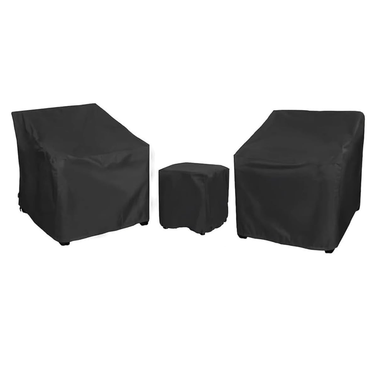 FAKOFIS Garden Chair Covers Waterproof, 210D Outdoor Furniture Covers for Patio Tables Chairs Sofa, Heavy Duty Couch Cover with Anti UV, No Tears