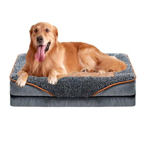 Coussin nid d'abeille pour chien grand format et imperméable - 2