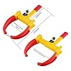 Youyijia Heavy Duty Car Security Wheel Clamp Antitheft Locking Device for Caravan, Car, Van, Trailer with Keys #1