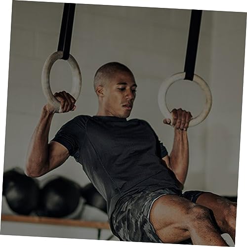 Anillas de fitness de madera para gimnasio y entrenamiento miniatura 5