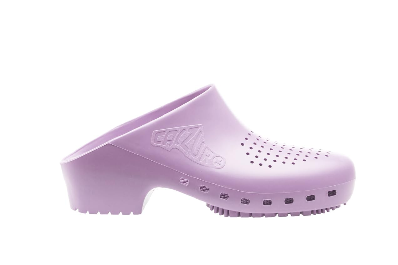 CALZURO S Classic avec trous couleur lavande - Sabots sanitaires professionnels CE antidérapants antistatiques Autoclavables