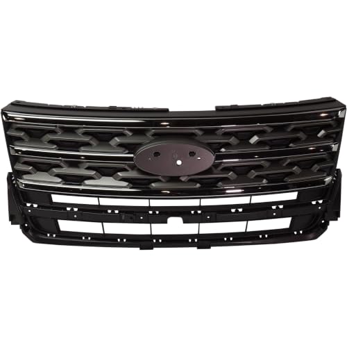 Image of Garage-Pro Grille Assembly For Ford Explorer 2018-2019 Gray