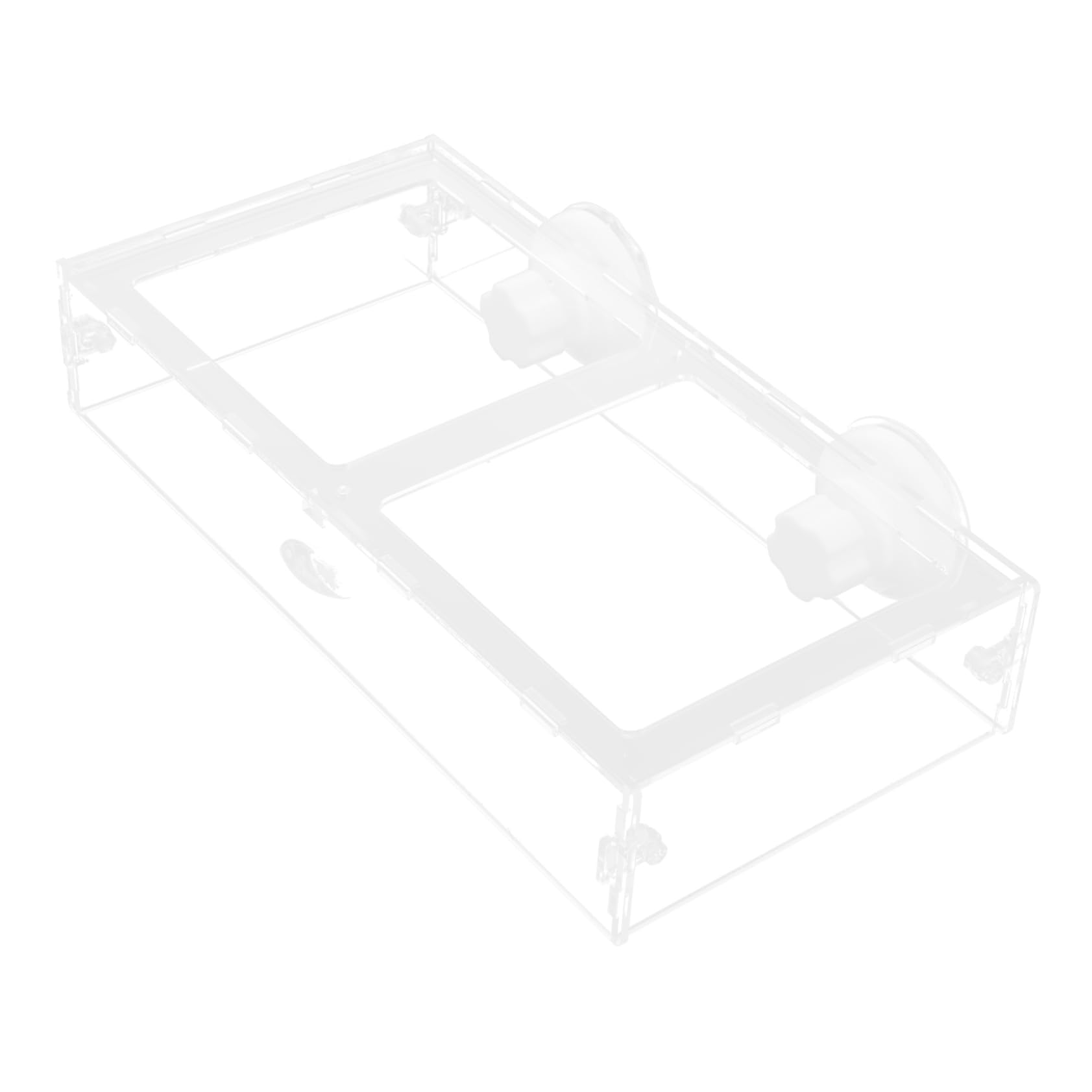 HANABASS Tank Food Feeder Fish Feeding Ring Suction Cup Fish Food Container for Tropical Aquariums