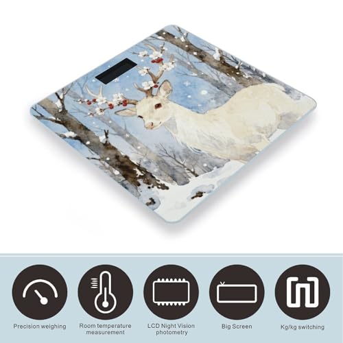 Báscula Digital de Baño Estable y Precisa BTCOWZRV miniatura 3