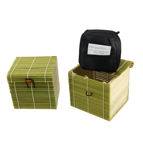 BambooMN-Granulated-Bamboo-Charcoal-Odor-Absorber-Bag-in-Decorative-4-Green-Box-2-Sets BambooMN Granulated Bamboo Charcoal Odor Absorber Bag in Decorative 4" Green Box, 2 Sets - Image 1