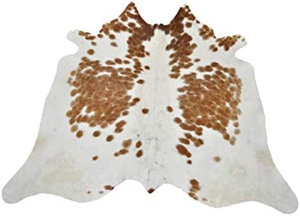 Miniatura 6 de DECIMAL Cowhides - Alfombra de piel de vaca natural, alfombra de piel de vaca para dormitorio y sala de estar, alfombra decorativa moderna de piel